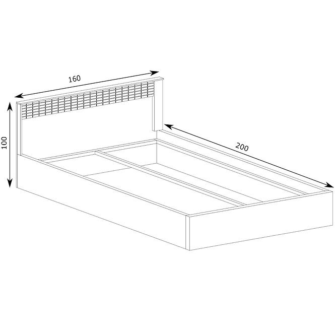 Posteľ Natural N-17 160,3