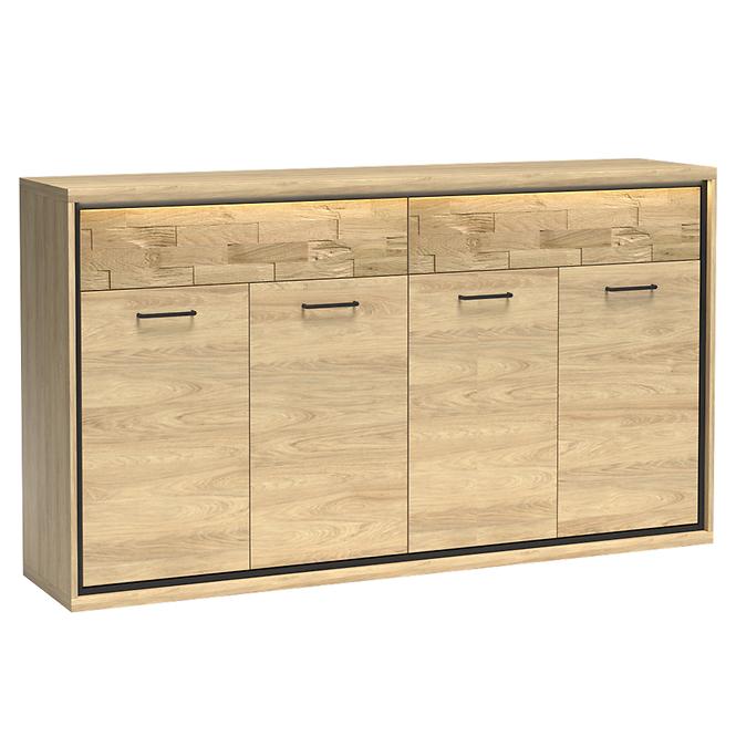 Komoda M8 Mediolan Doska natural hikora,2