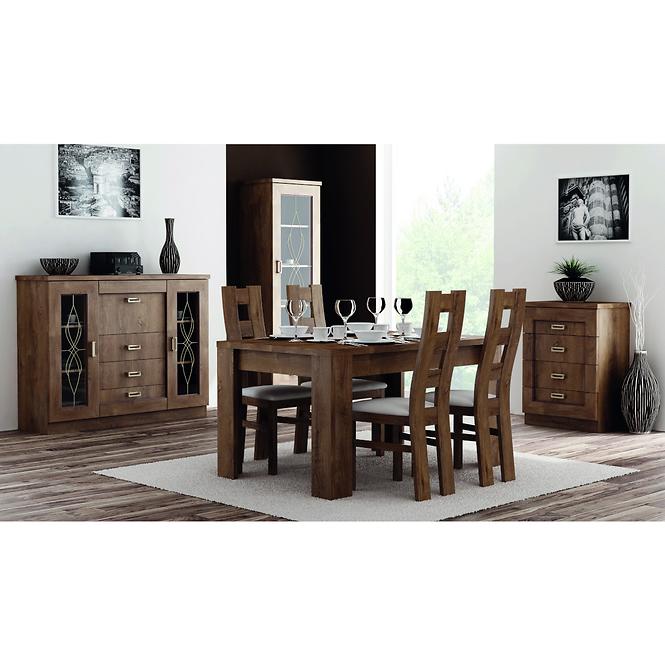 Rozkladací stôl 120/160x80cmTadeusz dub lefkas,7