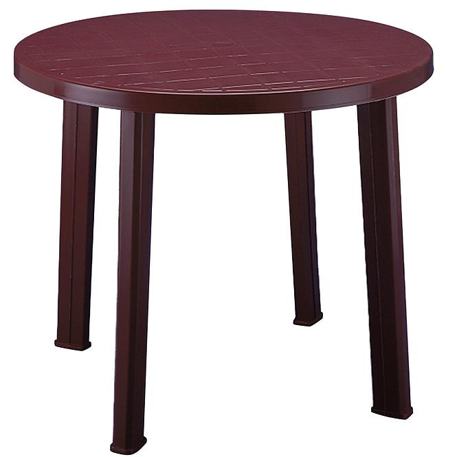 Stôl Tondo bordový
