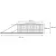 Posuvná brána ľavá Marika 4,00 m h (1,30-1,50) oceľ ZN+RAL9005,2