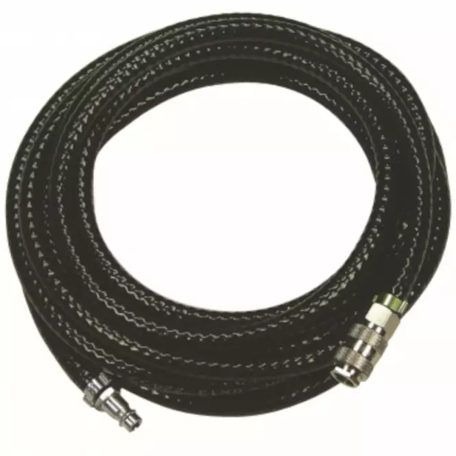 Hadica z čierneho PVC  Ø6x11 mm/10m, max. 20 bar / rýchlospojka
