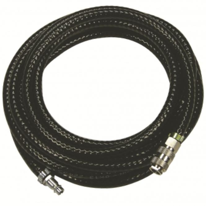 Hadica z čierneho PVC  Ø6x11 mm/10m, max. 20 bar / rýchlospojka