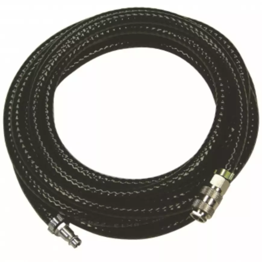 Fotografia produktu: Hadica z čierneho PVC  Ø6x11 mm/10m, max. 20 bar / rýchlospojka