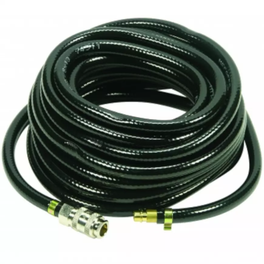 Fotografia produktu: Hadica z čierneho PVC Ø6x11/20 m, max. 20 bar rýchlospojka