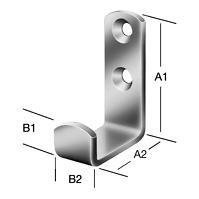 Závesný hák biely ˝U˝65x87x35x17 mm