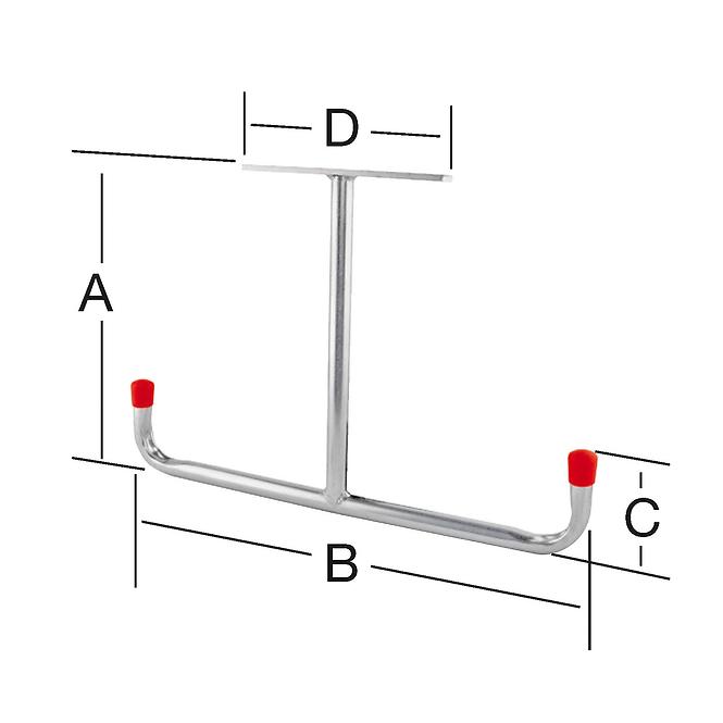 Závesný Hák Stropný 293x430x95x180