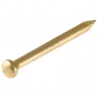 Klince s polguľatou hlavou mosadzné 1,2x20mm