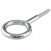 Skrutky s okom pozinkované 12x4x2,0mm
