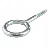 Skrutky s okom pozinkované 20x10x3,3mm