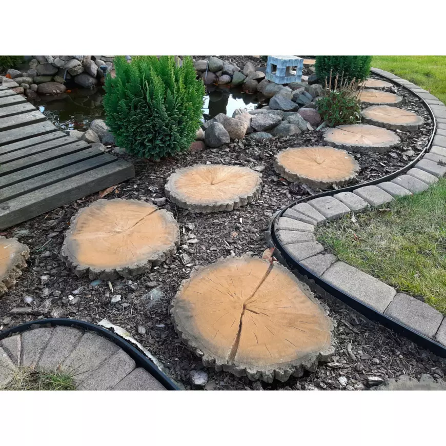Záhradná platňa vzor kôry fi 38-42cm