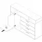 Komoda L JACKY JCKK351L-N09T,2