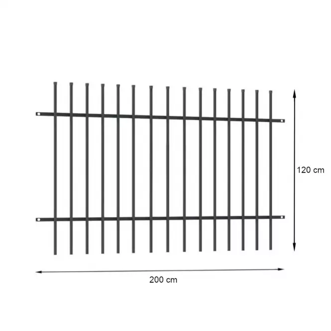 Panel plotový PEKIN 2m | 1,2m ZN + RAL7016