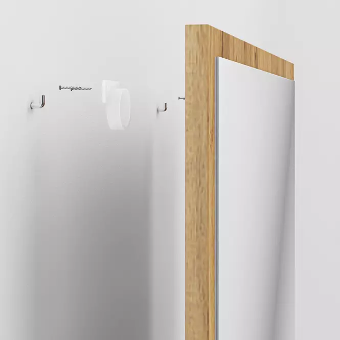 Zrkadlo 65x50 Massi 08 dub wotan,2