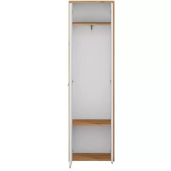 Skriňa 190x54 Massi 01 dub wotan/biela,4