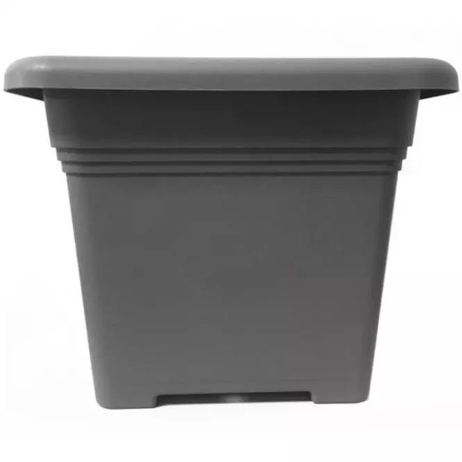 Kvetináč hranatý ZORA antracit  40cm