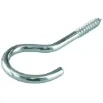 Skrutkovací hák štvrťkruhový pozink. 30 x 2,6 mm