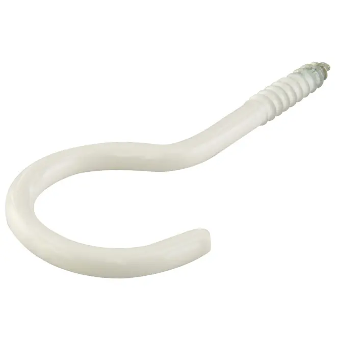 Skrutkovací hák potiahnutý plastom 100  x 6,2 mm