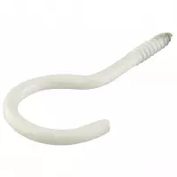 Šrubovací háčik potiahnutý plastom 100x6,2mm