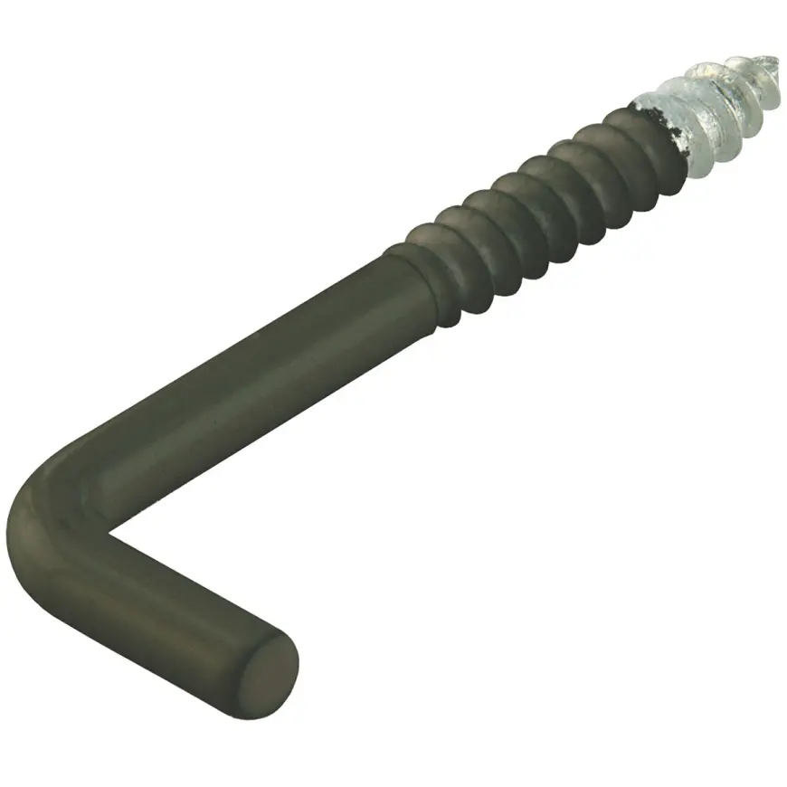 Skrutkovací hák mosadz 30 x 2,8 mm