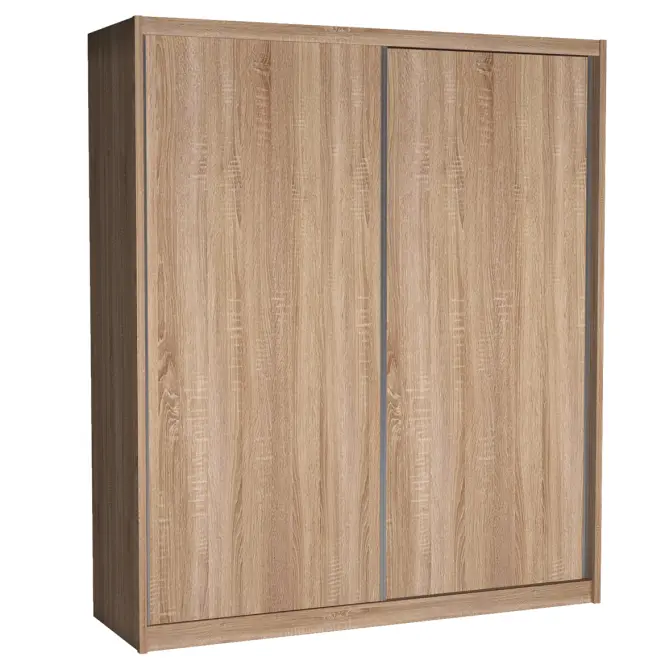 Skriňa s posuvnými dverami Maciej 208 cm – dub sonoma, dvojdverová