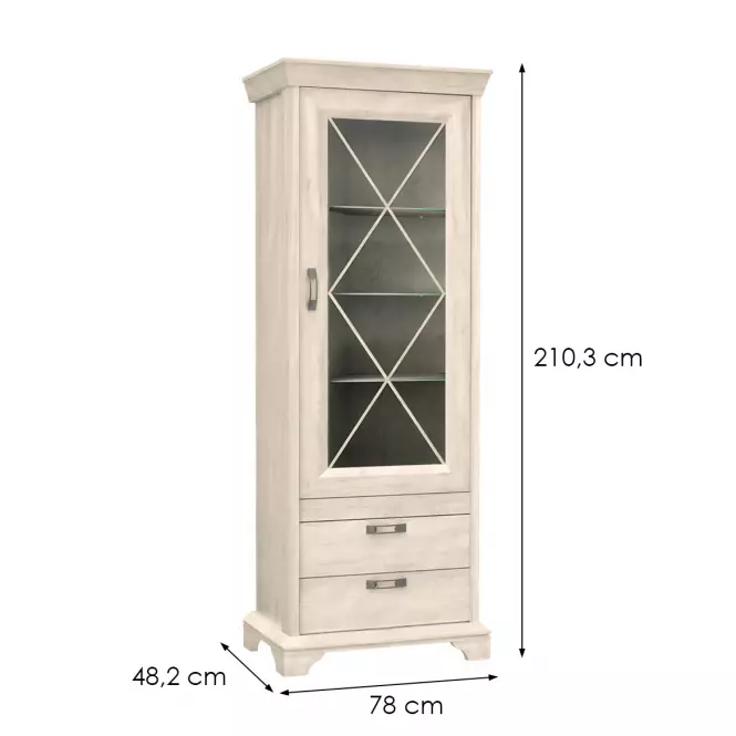 Vitrína Kashmir KSMV73-D43