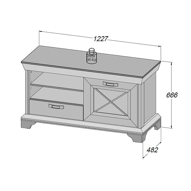TV stolík Kashmir KSMT22,6