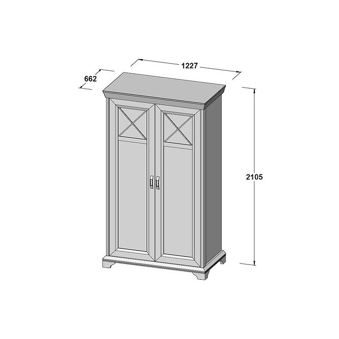 Skriňa Kashmir KSMS82