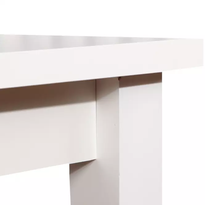 Rozkladací stôl ST28 140/180x80cm biely