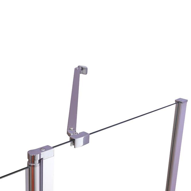 Sprchové dvere Milos 100/195 čisté sklo 6MM,4