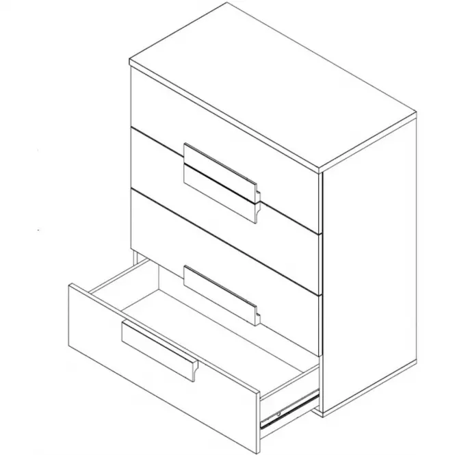 Komoda Arkina LBLK34-C804