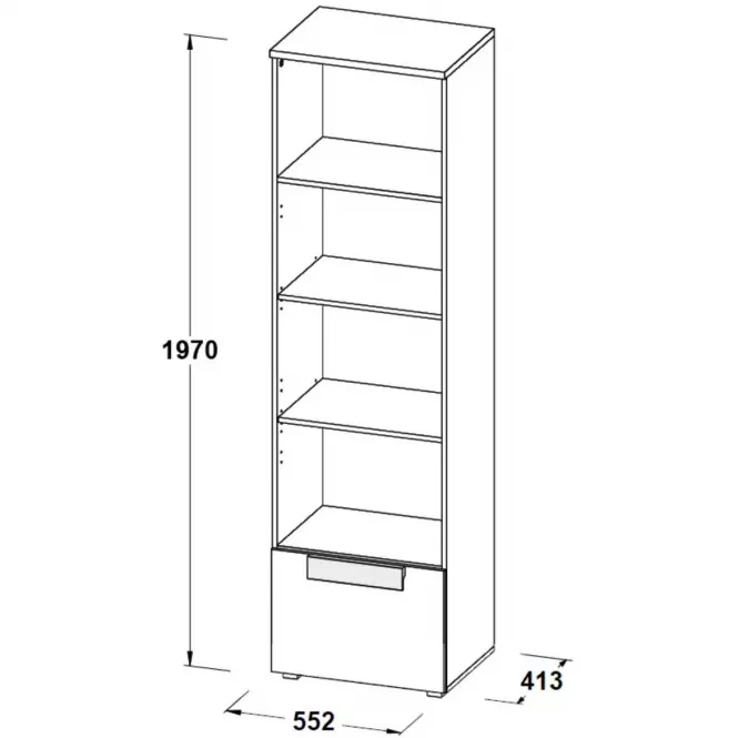 Regál Arkina LBLR81-C804