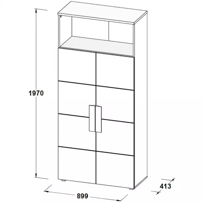 Regál Arkina LBLR82-C804