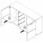 Komoda Durango 149,5x80,8 DRGK231,3