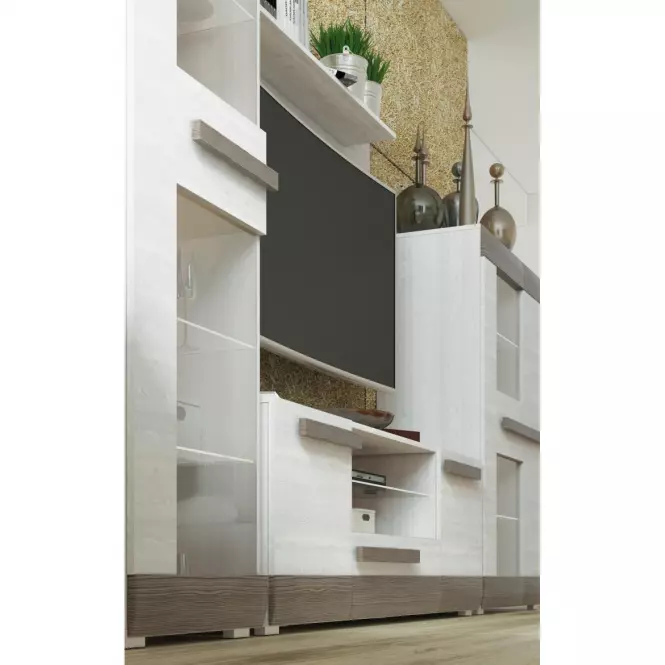 Komoda Blanco 08 86 borovica snežná/new grey,6