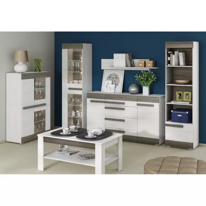 TV stolík Blanco 09 165 borovica snežná/new grey,5