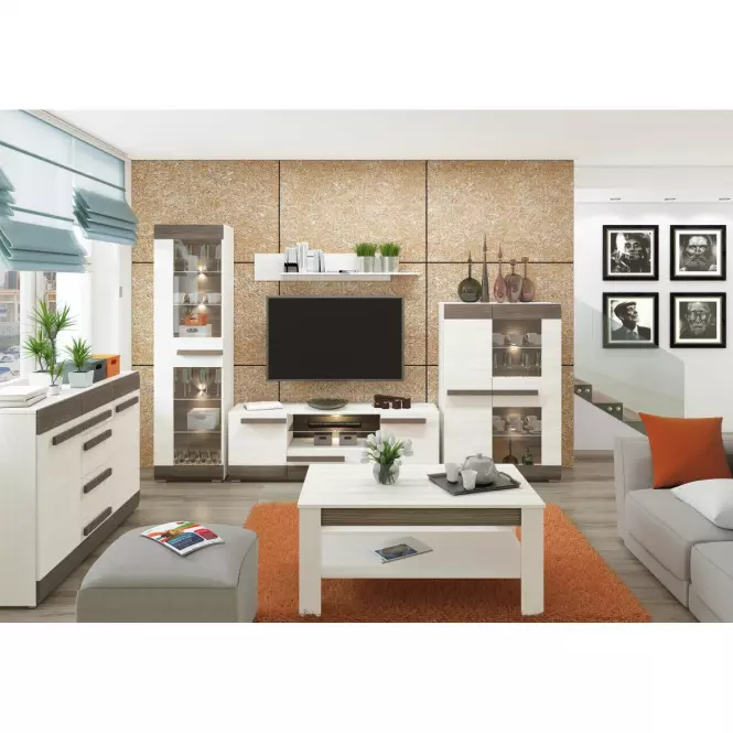 TV stolík Blanco 09 165 borovica snežná/new grey,8