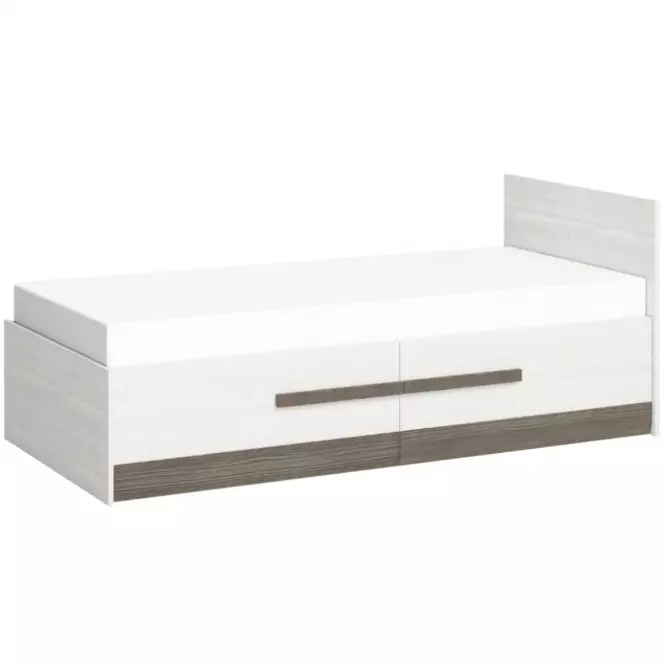 Posteľ Blanco 16 100 borovica snežná/new grey