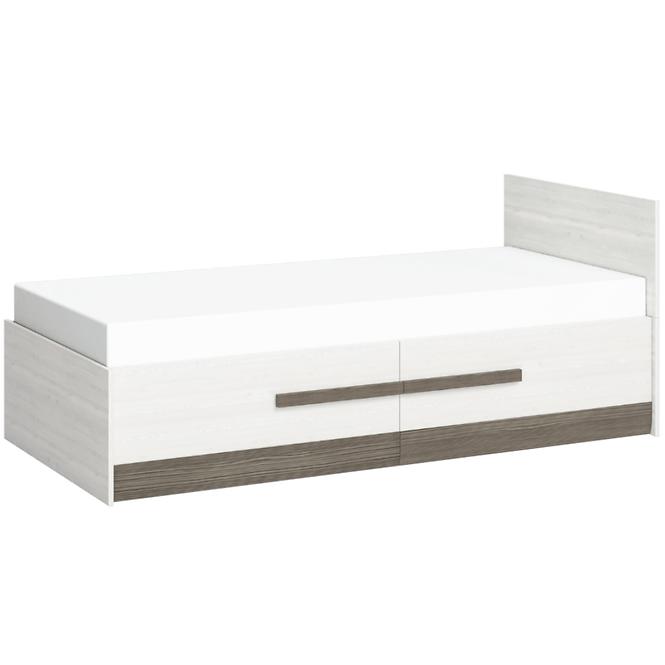 Posteľ Blanco 16 100 borovica snežná/new grey