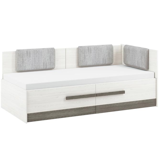 Posteľ Blanco 16 100 borovica snežná/new grey