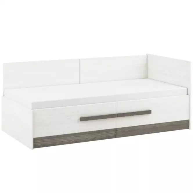 Posteľ Blanco 16 100 borovica snežná/new grey,3