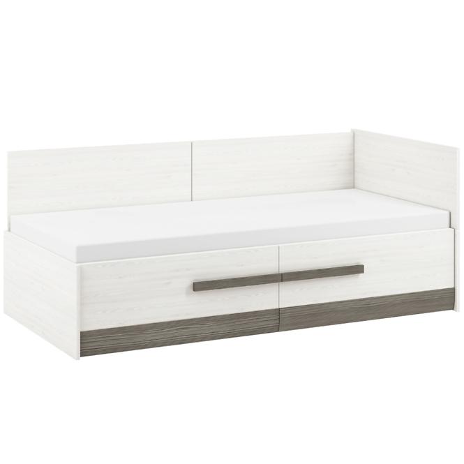 Posteľ Blanco 16 100 borovica snežná/new grey,3