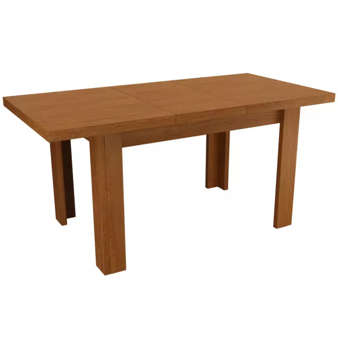 Rozkladací stôl 120/160x80cm jasan svetlý