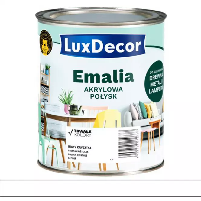 EMAIL LUXDECOR BIELY KRIŠTÁĽ 0,4 l