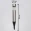 Solárna lampa 1 LED BY-131574 mini tuba inox,2