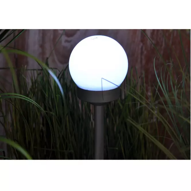 Solárna lampa 1 LED RGB BY-131579