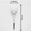 Solárna lampa 1 LED RGB BY-131579,3