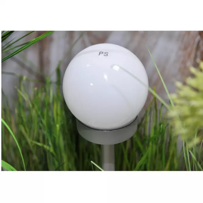 Solárna lampa 1 LED RGB BY-131579
