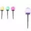Solárna LED lampa 1LED BY-131583 guľa mix 10,5