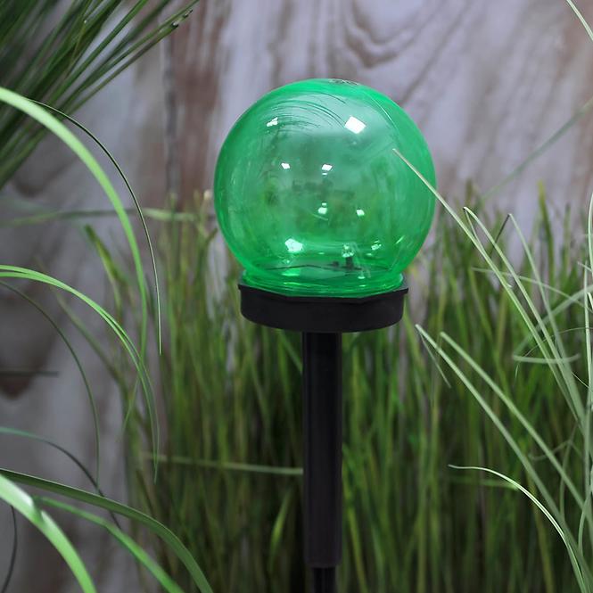 Solárna LED lampa 1LED BY-131583 guľa mix 10